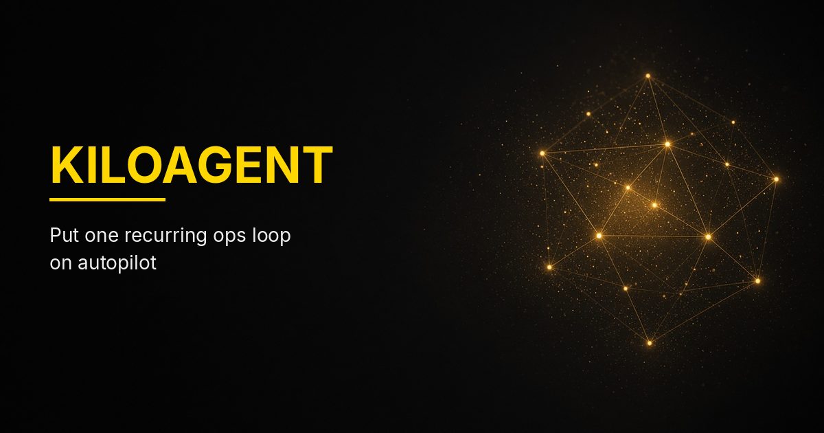 KiloAgent Open Graph preview