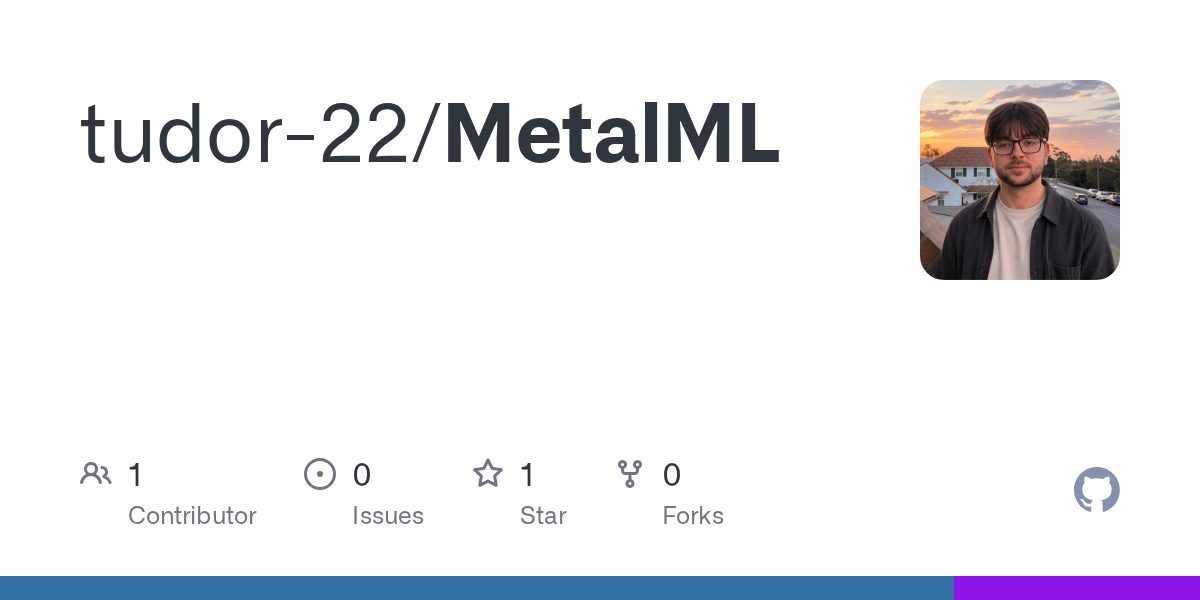 MetalML Open Graph preview