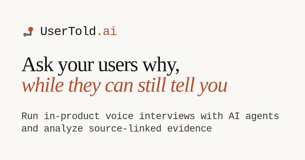 UserTold Open Graph preview