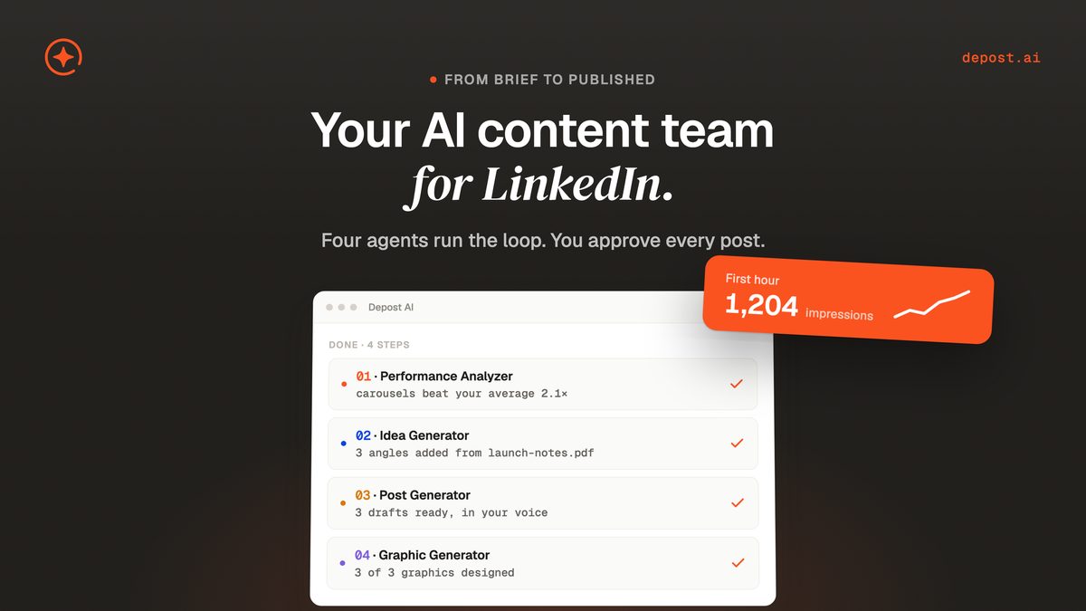 Depost AI Open Graph preview