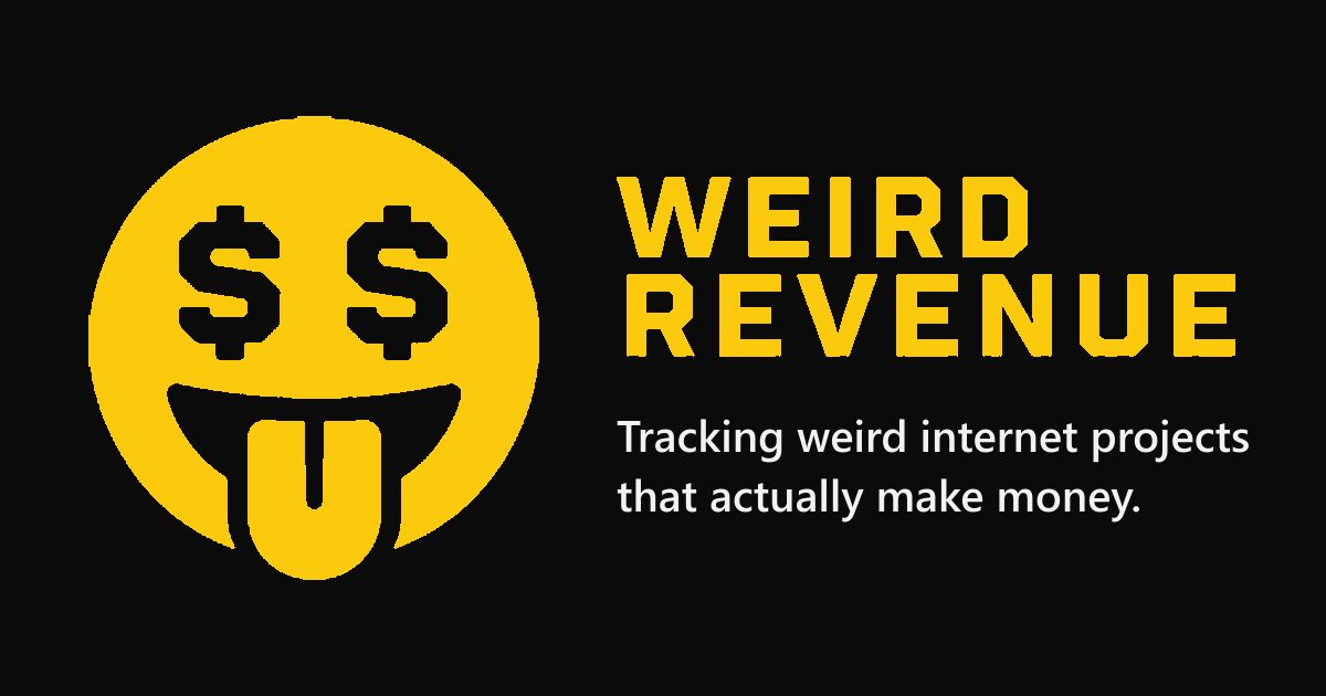Weird Revenue Open Graph preview