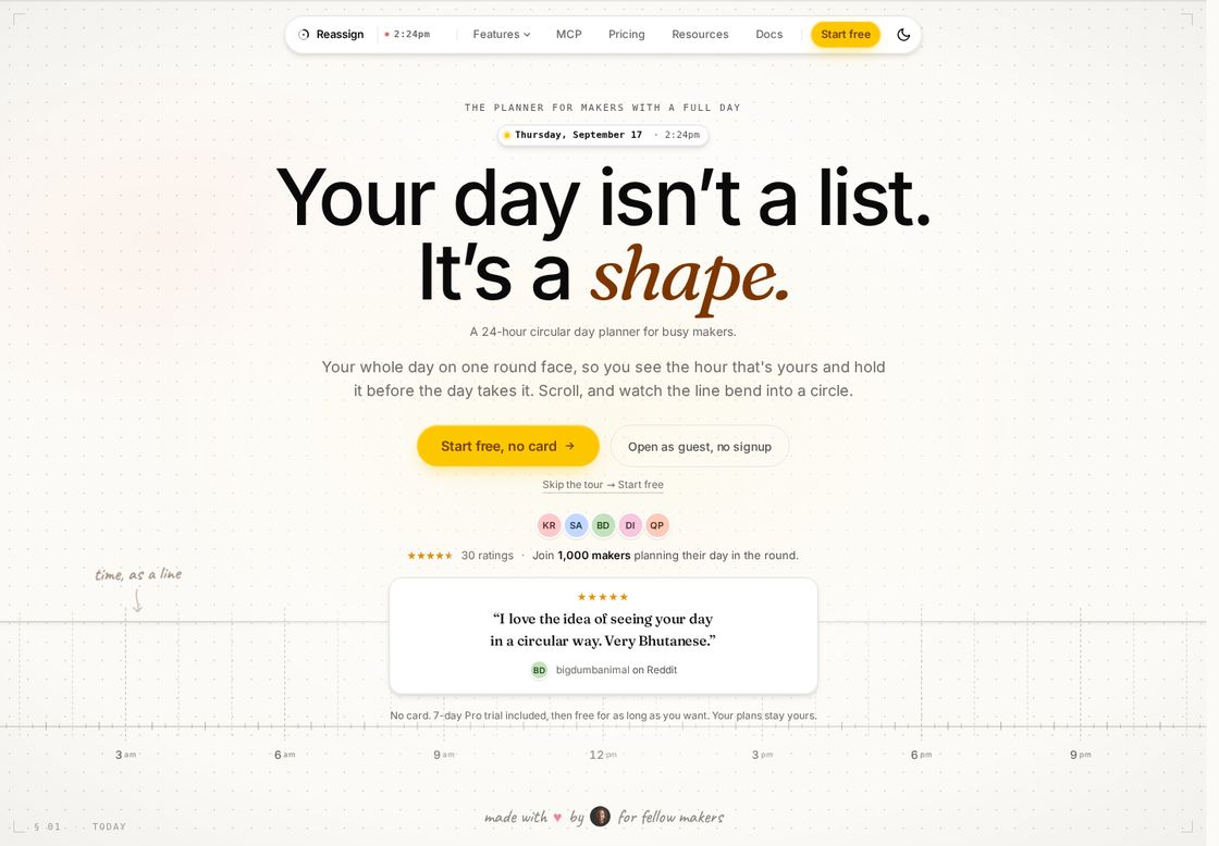 Reassign homepage, first screen