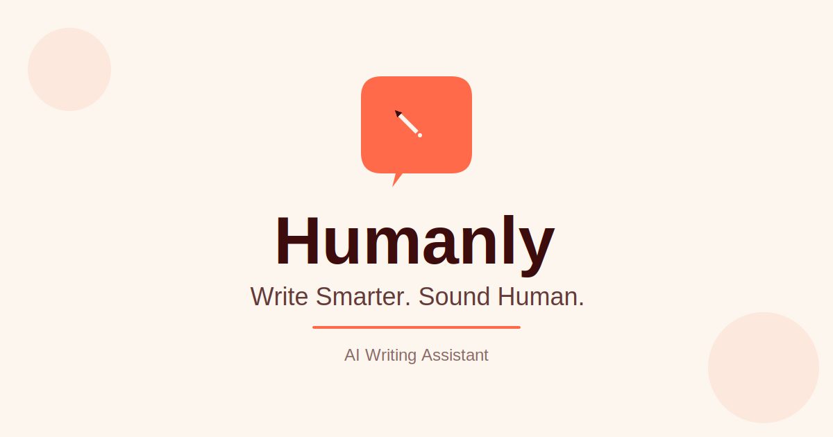 Humanly Open Graph preview
