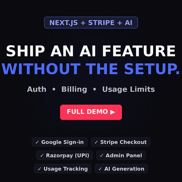 Next.js SaaS Boilerplate Open Graph preview