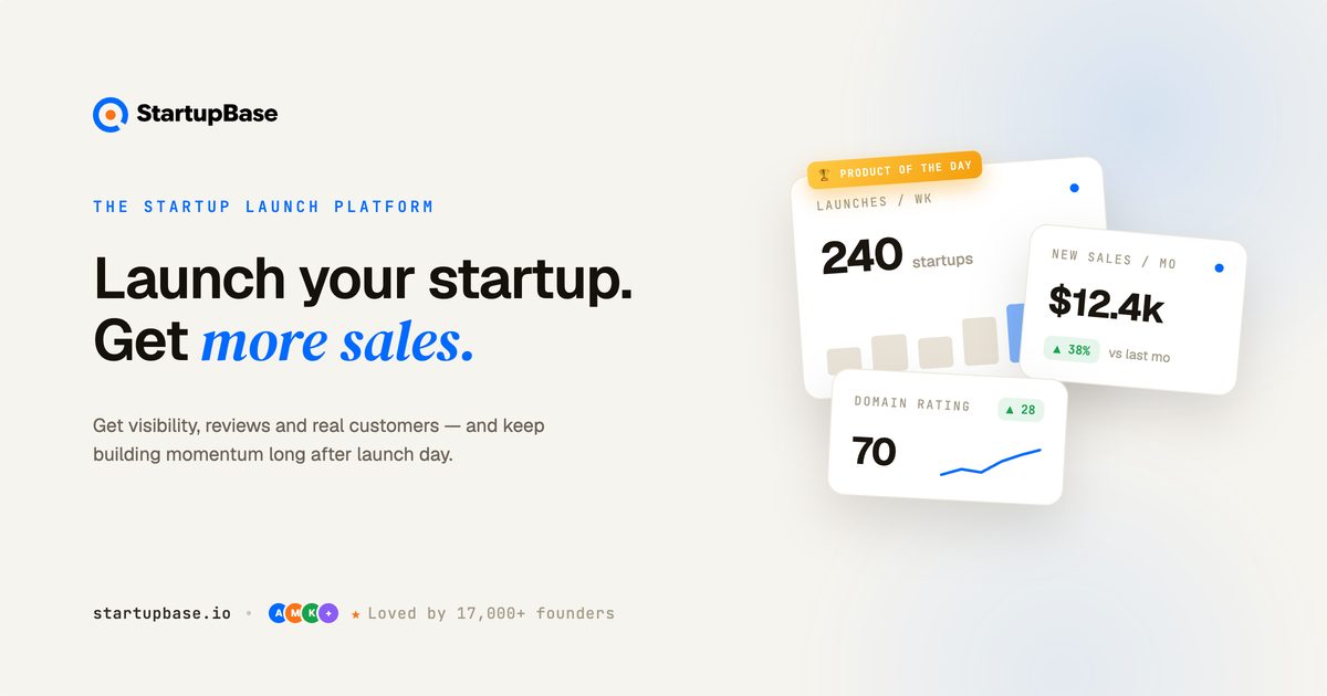 StartupBase Open Graph preview