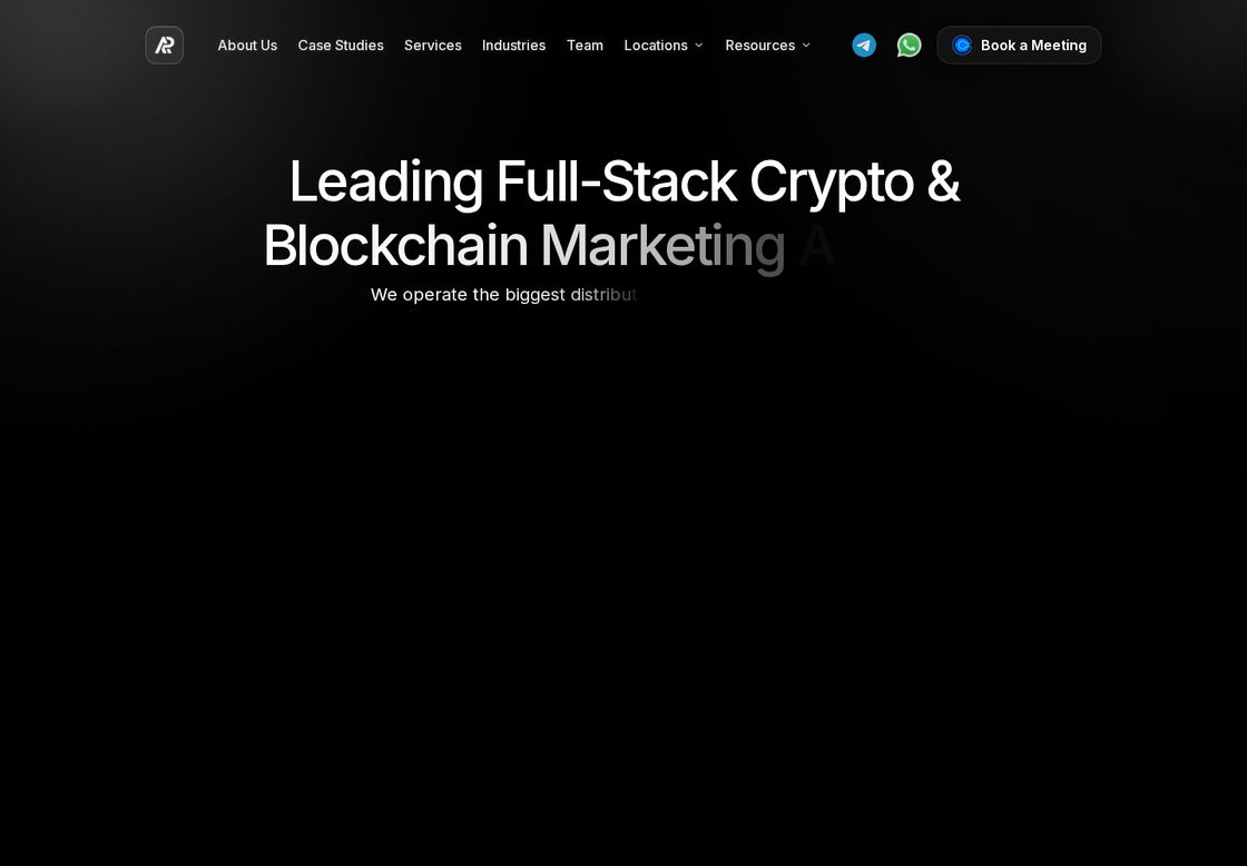 AP Collective homepage, first screen