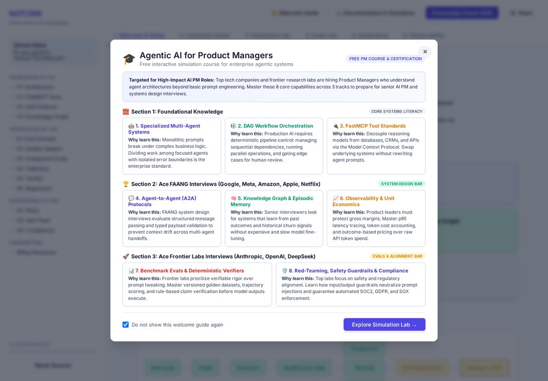 NOTCRM homepage, first screen