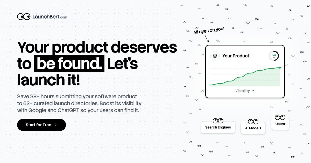 LaunchBert Open Graph preview