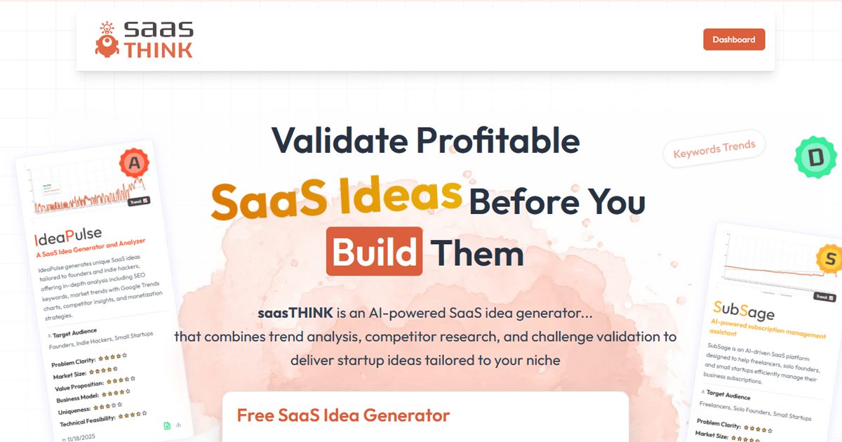 SaaSThink Open Graph preview