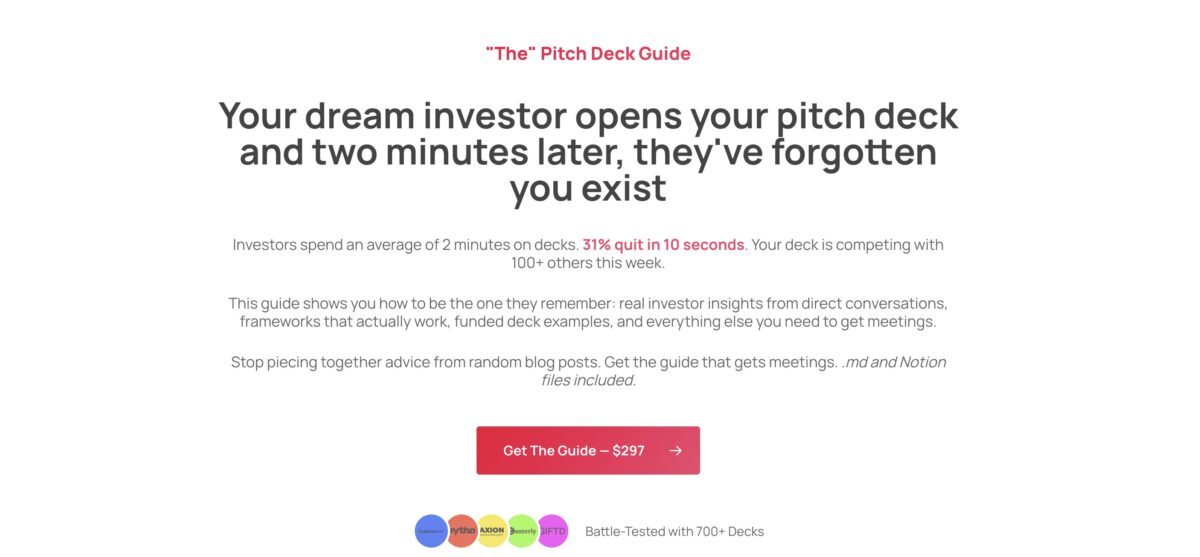 Pitch Deck Guide Open Graph preview