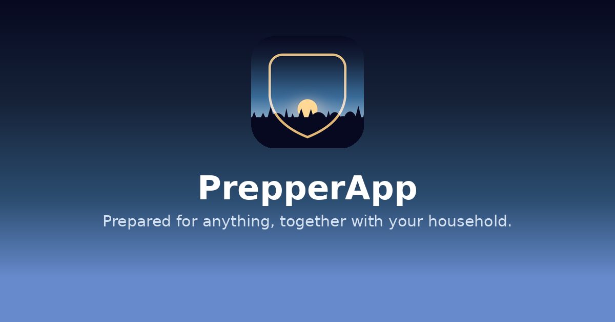 PrepperApp Open Graph preview