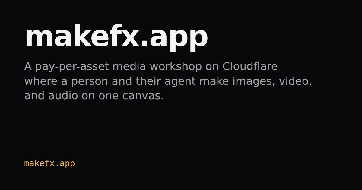 MakeFX Open Graph preview