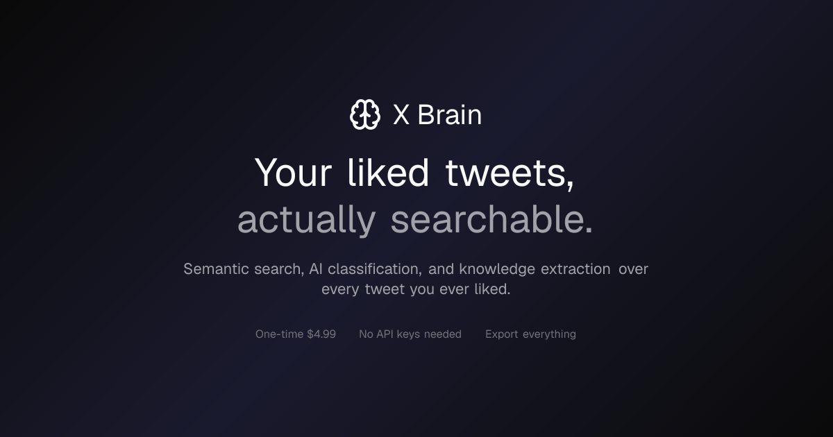 X Brain Open Graph preview