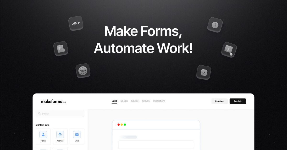 MakeForms Open Graph preview