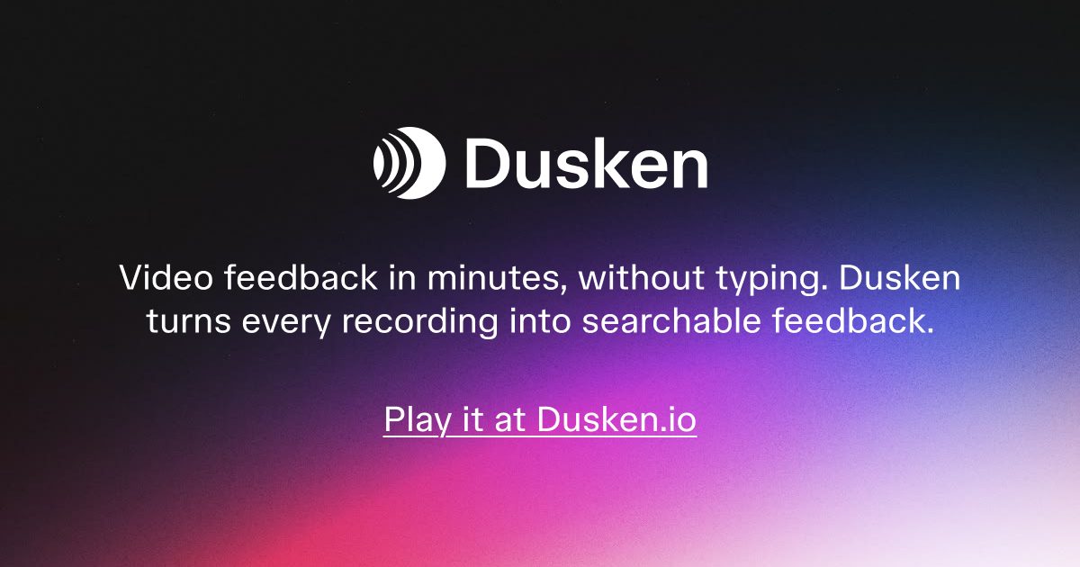 Dusken Open Graph preview