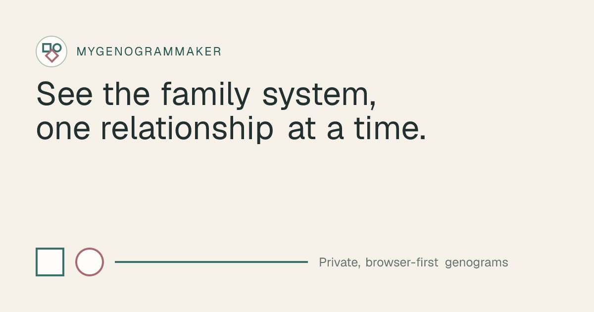 MyGenogramMaker Open Graph preview