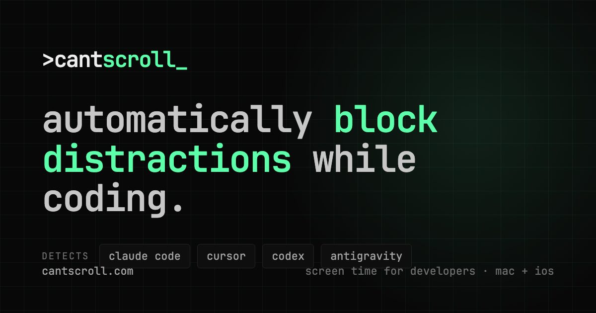 cantscroll Open Graph preview