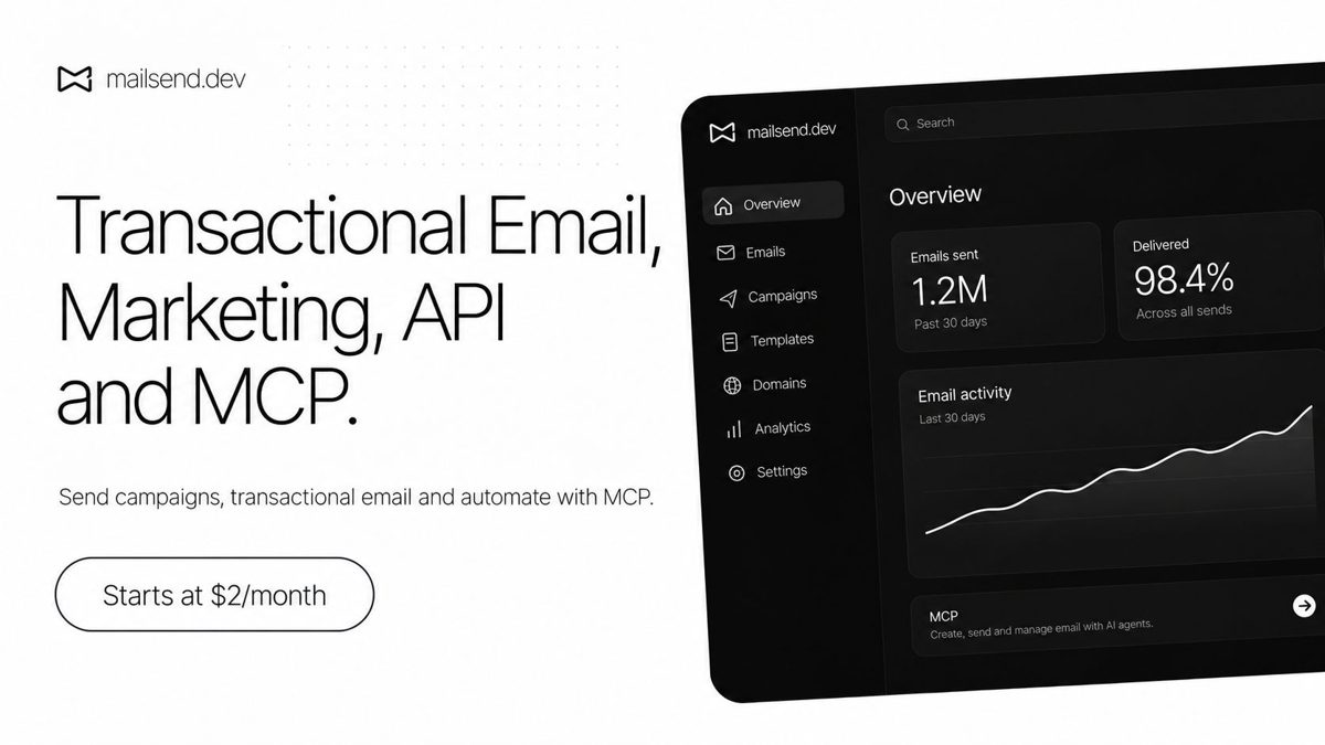 MailSend Open Graph preview