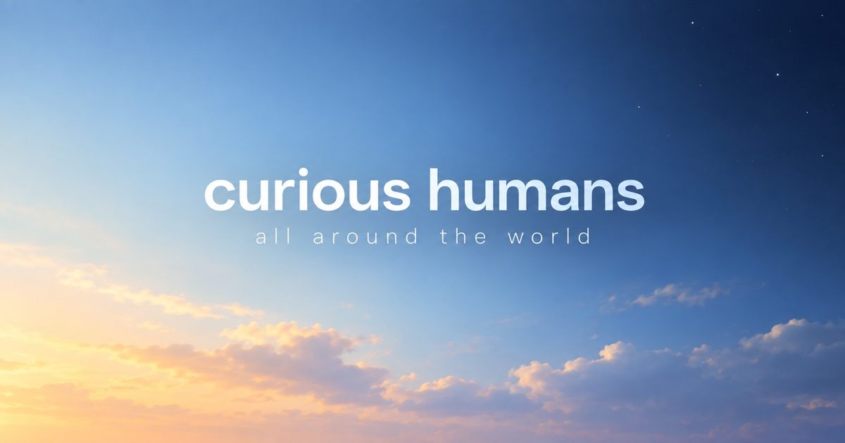 curious humans Open Graph preview