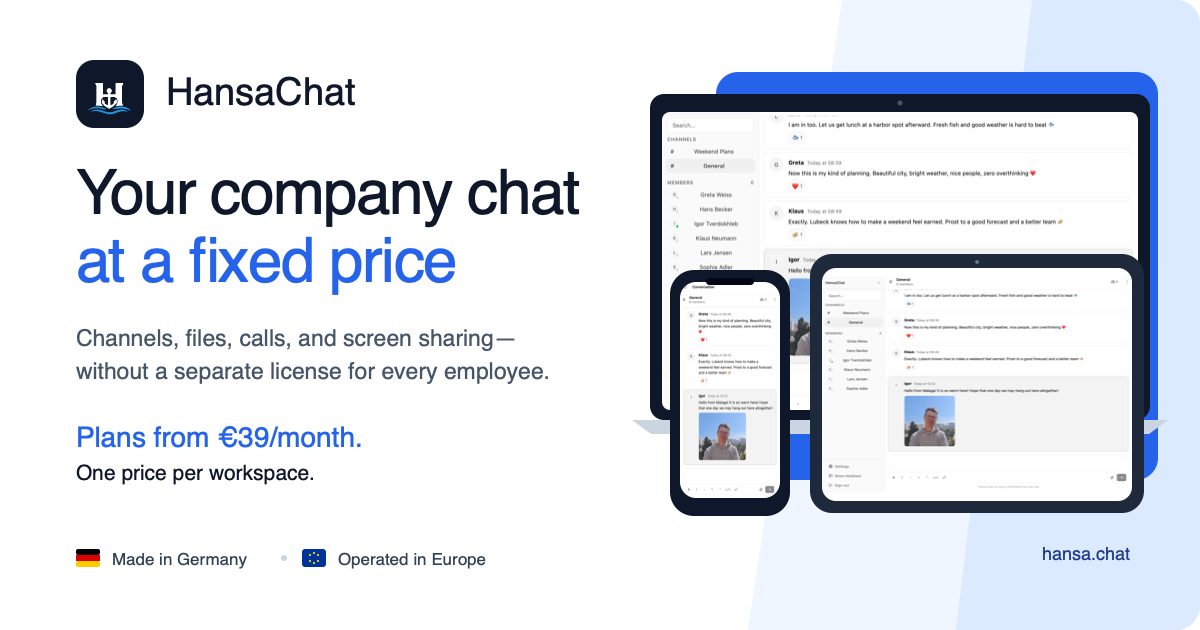 HansaChat Open Graph preview
